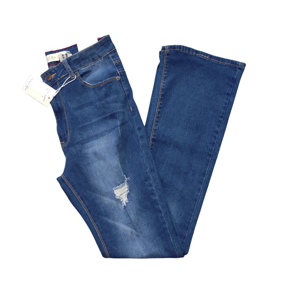Vince Blue New York Medium Wash Flare Jeans